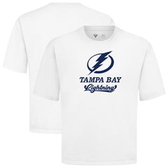 Tampa Bay Lightning Levelwear Team Surge Luxe Signature Knit T-Shirt - White - NHL