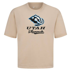 Utah Mammoth Levelwear Team Surge Luxe Signature Knit T-Shirt - Khaki - NHL