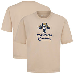 Florida Panthers Levelwear Team Surge Luxe Signature Knit T-Shirt - Khaki - NHL