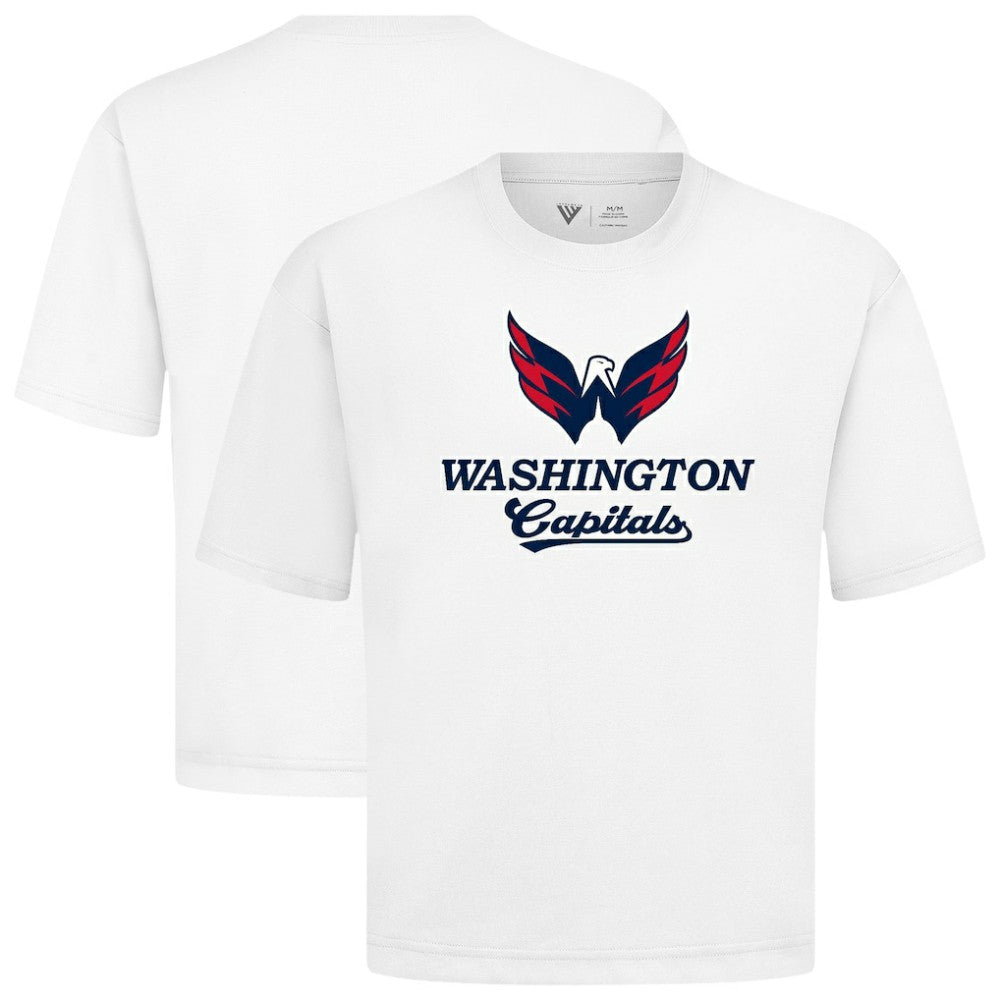 Washington Capitals Levelwear Team Surge Luxe Signature Knit T-Shirt - White - NHL