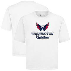 Washington Capitals Levelwear Team Surge Luxe Signature Knit T-Shirt - White - NHL