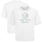 New York Islanders Levelwear Shadow Surge Luxe Signature Knit T-Shirt - White - NHL