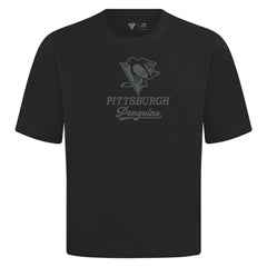 Pittsburgh Penguins Levelwear Shadow Surge Luxe Signature Knit T-Shirt - Black - NHL
