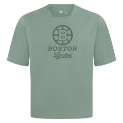 Boston Bruins Levelwear Shadow Surge Luxe Signature Knit T-Shirt - Green - NHL