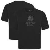 Boston Bruins Levelwear Shadow Surge Luxe Signature Knit T-Shirt - Black - NHL