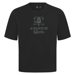 Anaheim Ducks Levelwear Shadow Surge Luxe Signature Knit T-Shirt - Black - NHL