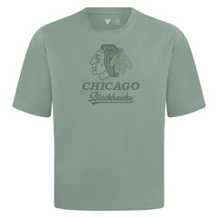 Chicago Blackhawks Levelwear Shadow Surge Luxe Signature Knit T-Shirt - Green - NHL