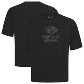 Nashville Predators Levelwear Shadow Surge Luxe Signature Knit T-Shirt - Black - NHL