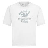 Minnesota Wild Levelwear Shadow Surge Luxe Signature Knit T-Shirt - White - NHL