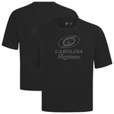 Carolina Hurricanes Levelwear Shadow Surge Luxe Signature Knit T-Shirt - Black - NHL