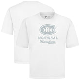 Montreal Canadiens Levelwear Shadow Surge Luxe Signature Knit T-Shirt - White - NHL