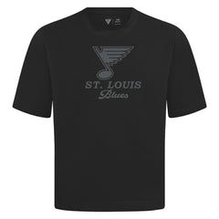 St. Louis Blues Levelwear Shadow Surge Luxe Signature Knit T-Shirt - Black - NHL
