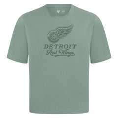 Detroit Red Wings Levelwear Shadow Surge Luxe Signature Knit T-Shirt - Green - NHL