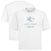 San Jose Sharks Levelwear Shadow Surge Luxe Signature Knit T-Shirt - White - NHL