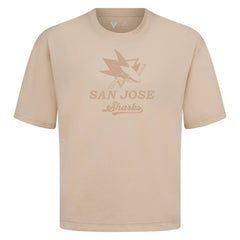 San Jose Sharks Levelwear Shadow Surge Luxe Signature Knit T-Shirt - Khaki - NHL