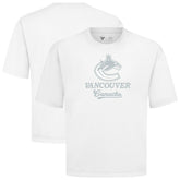 Vancouver Canucks Levelwear Shadow Surge Luxe Signature Knit T-Shirt - White - NHL