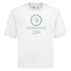 Winnipeg Jets Levelwear Shadow Surge Luxe Signature Knit T-Shirt - White - NHL