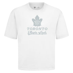 Toronto Maple Leafs Levelwear Shadow Surge Luxe Signature Knit T-Shirt - White - NHL