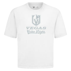 Vegas Golden Knights Levelwear Shadow Surge Luxe Signature Knit T-Shirt - White - NHL