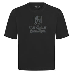 Vegas Golden Knights Levelwear Shadow Surge Luxe Signature Knit T-Shirt - Black - NHL