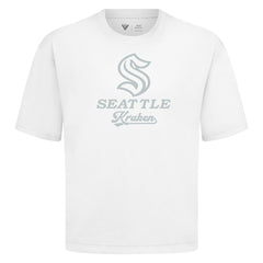 Seattle Kraken Levelwear Shadow Surge Luxe Signature Knit T-Shirt - White - NHL