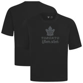 Toronto Maple Leafs Levelwear Shadow Surge Luxe Signature Knit T-Shirt - Black - NHL