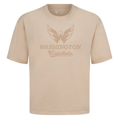 Washington Capitals Levelwear Shadow Surge Luxe Signature Knit T-Shirt - Khaki - NHL