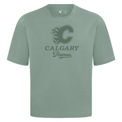 Calgary Flames Levelwear Shadow Surge Luxe Signature Knit T-Shirt - Green - NHL