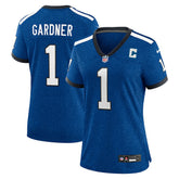 Ahmad Sauce Gardner Indianapolis Colts Women's Alternate 2 Indiana Nights Game Jersey Heather Royal | Nike for Sale