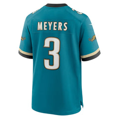 Jakobi Meyers Jacksonville Jaguars Alternate 2 Prowler Throwback Game Jersey Teal | Nike for Sale