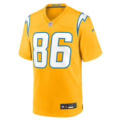 Oronde Gadsden Los Angeles Chargers Alternate Charger Power Game Jersey Gold | Nike for Sale