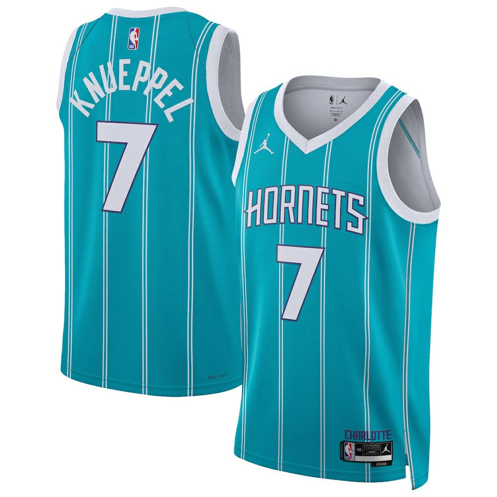 Kon Knueppel Charlotte Hornets Jordan Brand Unisex Swingman Jersey Icon Edition Teal - NBA