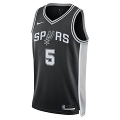 Stephon Castle San Antonio Spurs Unisex Swingman Jersey Icon Edition Black - NBA