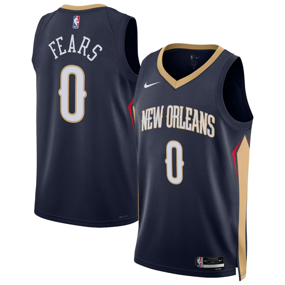 Jeremiah Fears New Orleans Pelicans Unisex Swingman Jersey Icon Edition Navy - NBA