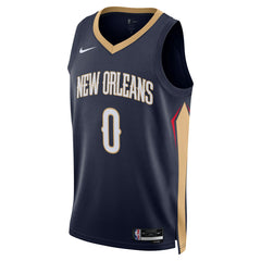 Jeremiah Fears New Orleans Pelicans Unisex Swingman Jersey Icon Edition Navy - NBA