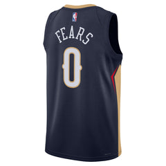 Jeremiah Fears New Orleans Pelicans Unisex Swingman Jersey Icon Edition Navy - NBA