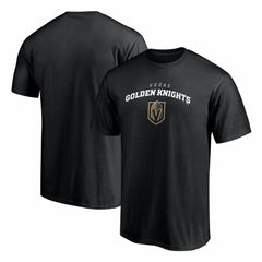 Vegas Golden Knights Team Lockup T-Shirt - Black - NHL