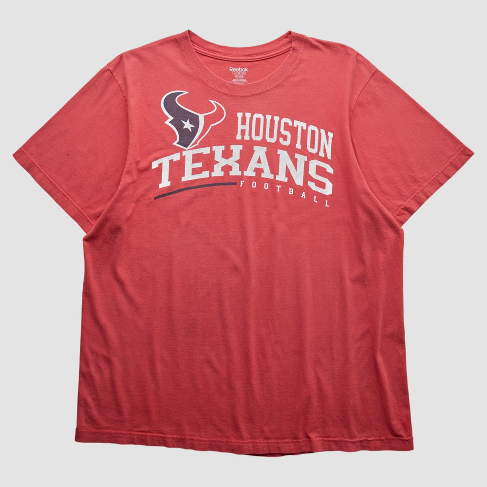 Houston Texans Reebok 2000s T-shirt Red Vintage | Fanatics