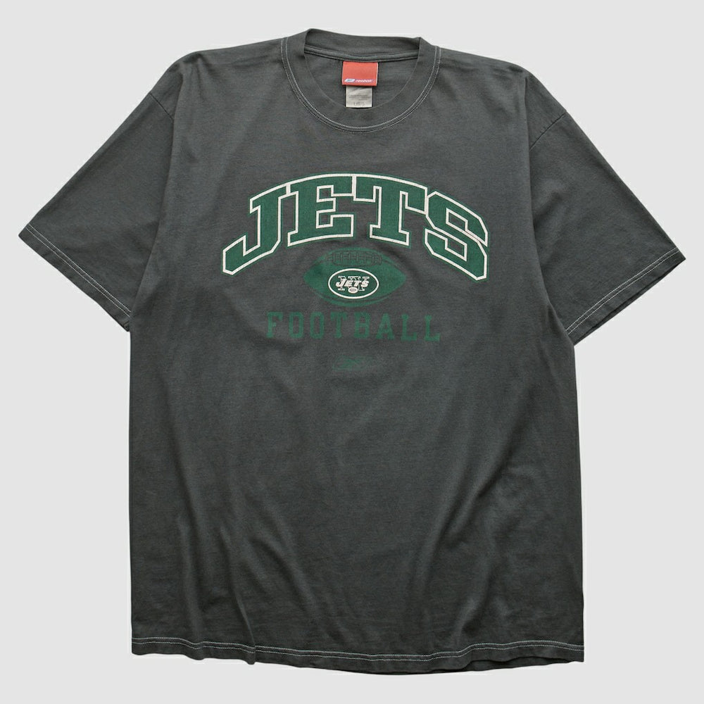 New York Jets Reebok 2000s T-shirt Charcoal Vintage | Fanatics