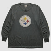 Pittsburgh Steelers NFL 2000s Long Sleeve T-shirt Charcoal Vintage | Fanatics