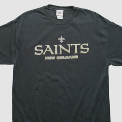 New Orleans Saints NFL 2000s T-shirt Black Vintage | Fanatics