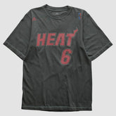 Miami Heat 2010s T-shirt Charcoal Vintage - NBA