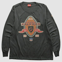 Atlanta Falcons NFL 2000s Long Sleeve T-shirt Charcoal Vintage | Fanatics