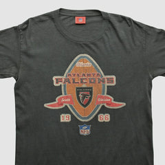 Atlanta Falcons NFL 2000s Long Sleeve T-shirt Charcoal Vintage | Fanatics