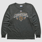 Chicago Bears Reebok 2000s Long Sleeve T-shirt Charcoal Vintage | Fanatics