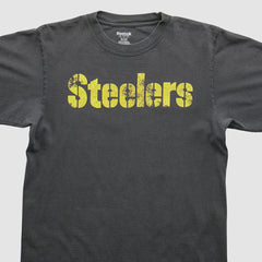 Pittsburgh Steelers Reebok 2000s T-shirt Charcoal Vintage | Fanatics