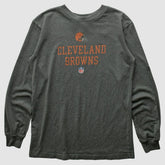 Cleveland Browns Reebok 2000s Long Sleeve T-shirt Gray Vintage | Fanatics
