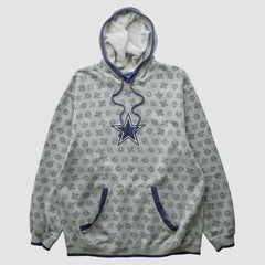 Denver Broncos Reebok 2010s Hooded Pullover Sweatshirt Heather Gray Vintage | Fanatics