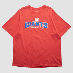 New York Giants Reebok 2010s T-shirt Red Vintage | Fanatics