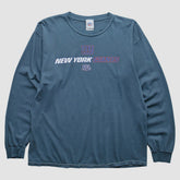 New York Giants NFL 2000s Long Sleeve T-shirt Blue Vintage | Fanatics